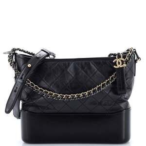 Chanel Gabrielle Hobo Quilted Aged #239918C25B